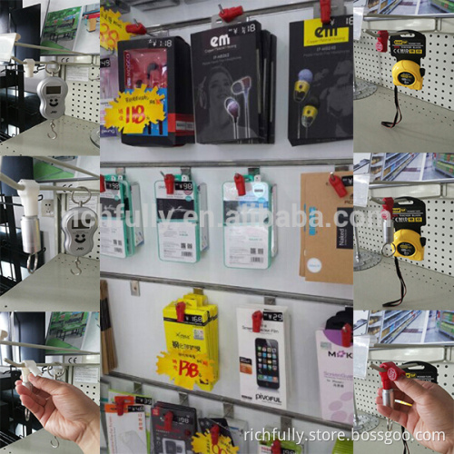 Hot Selling Anti-theft Magnetic Peg Display Security Hook Stop Lock for retail store